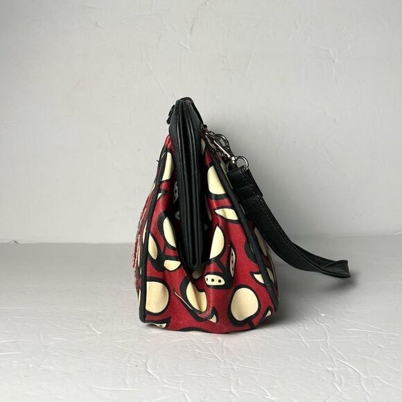 Petunia Pickle Bottom Red Floral Print Small Baby Bag Shoulder Handbag Detachabl - Picture 9 of 14